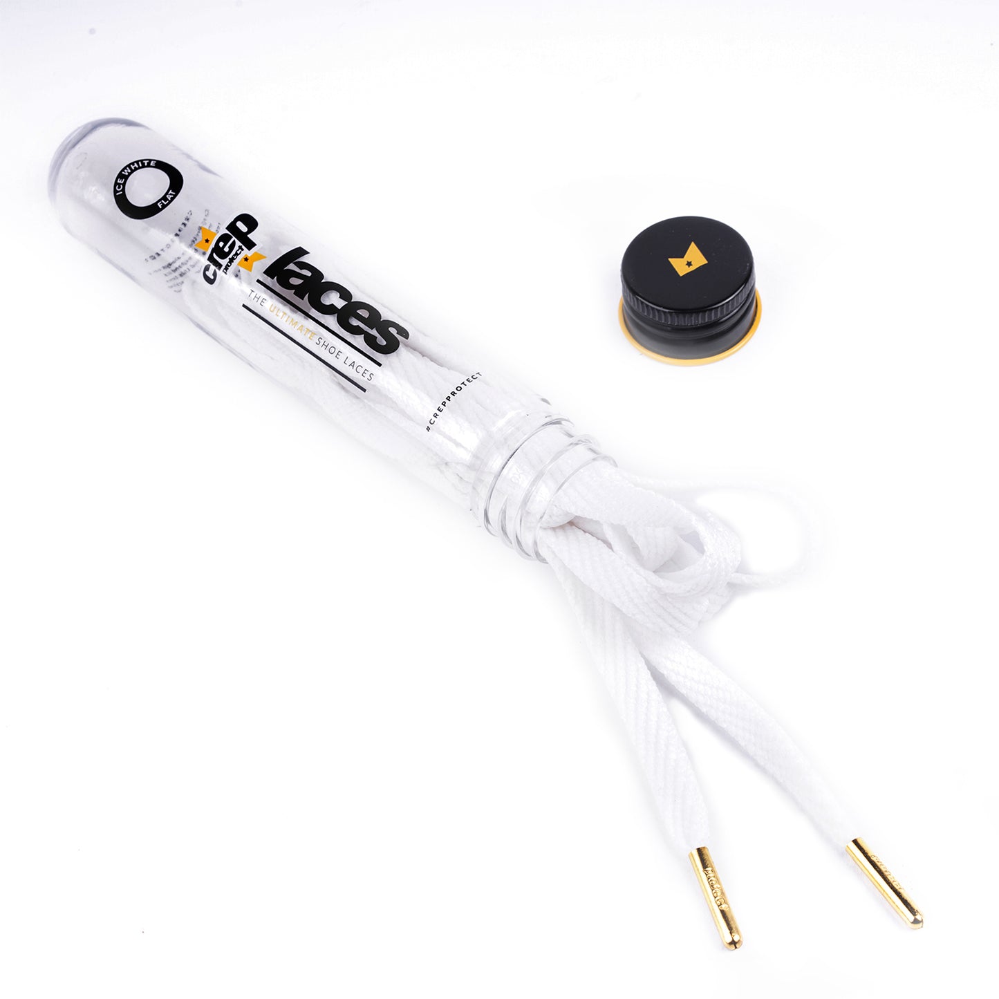 CREP PROTECT LACES FLAT - WHITE