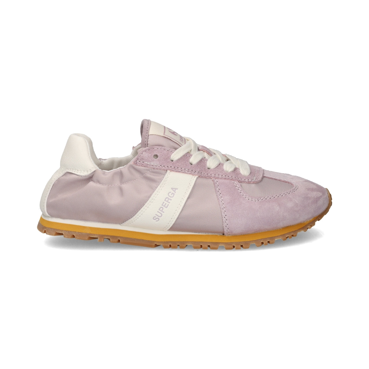Lã Vũ 2597 Victoria Rouched Flat - Lilac Off White – Superga