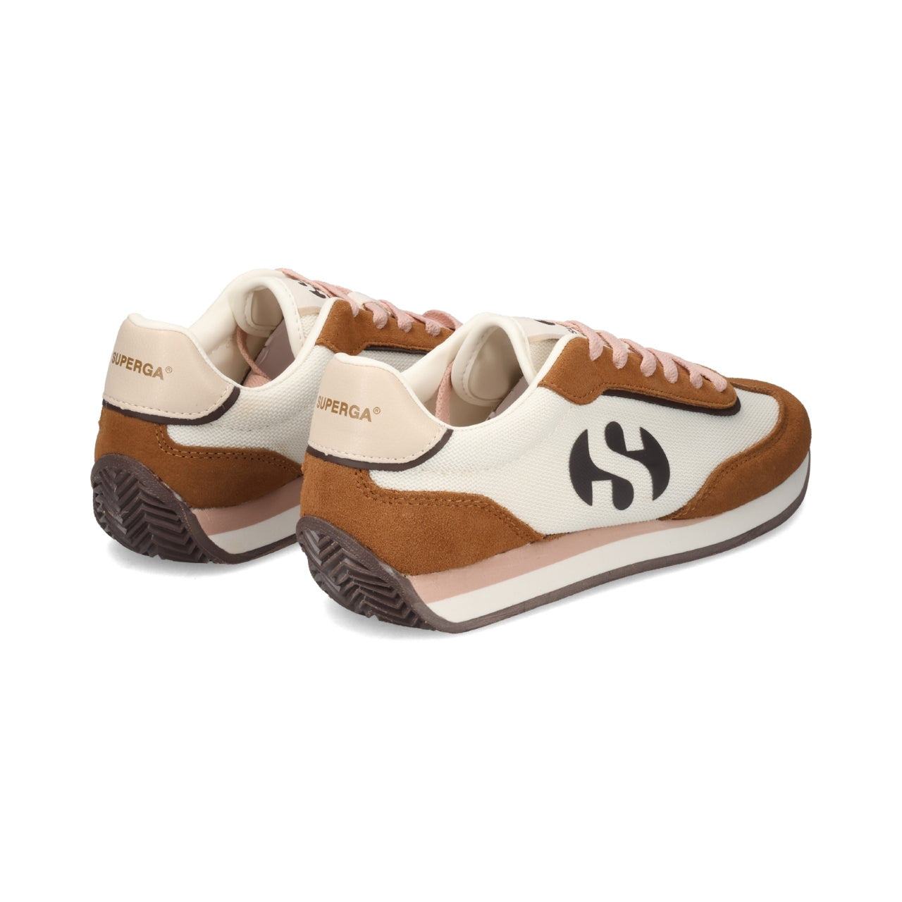 LUNA JOGGER - BEIGE CHOC PINK