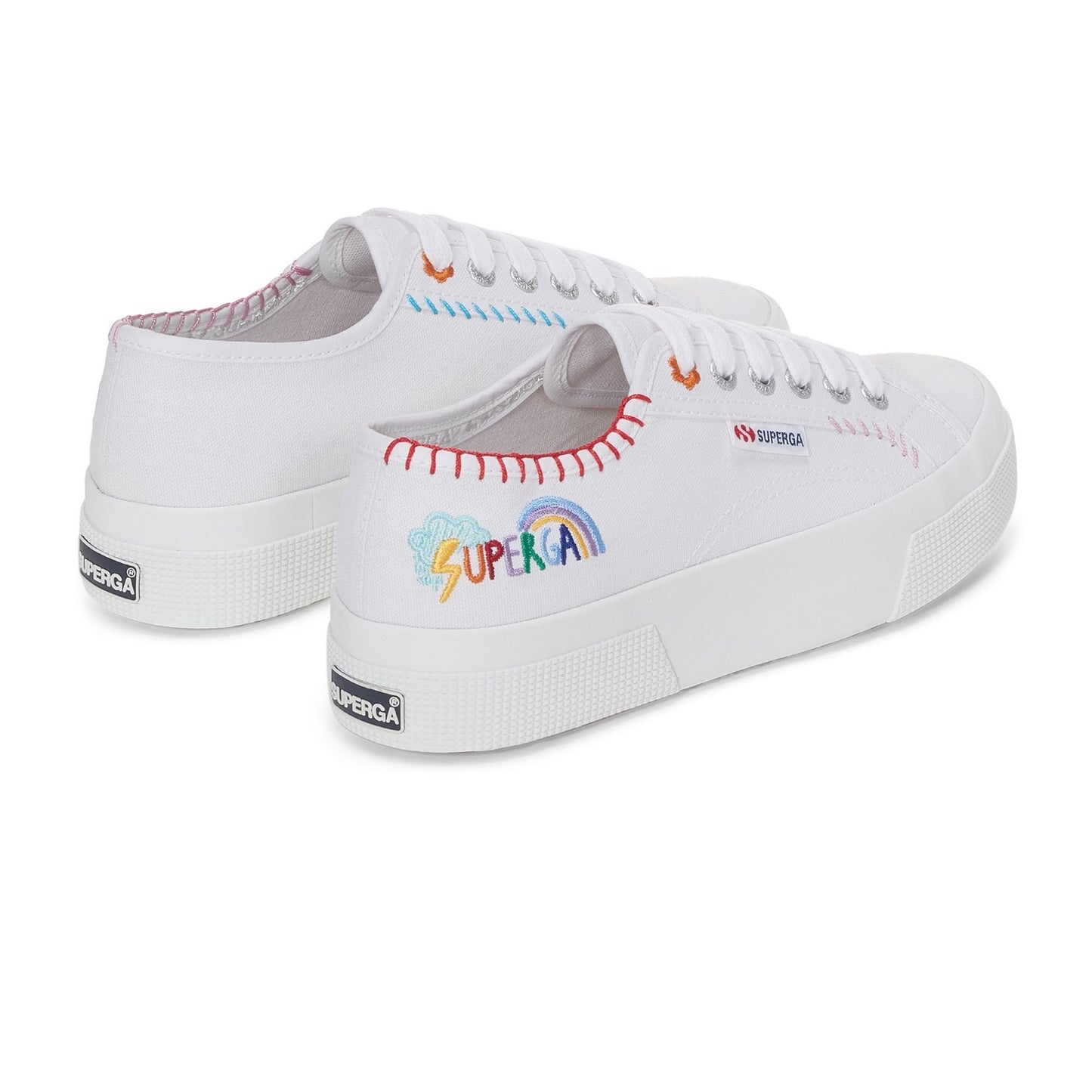 2740 Happy Logo - White Multi