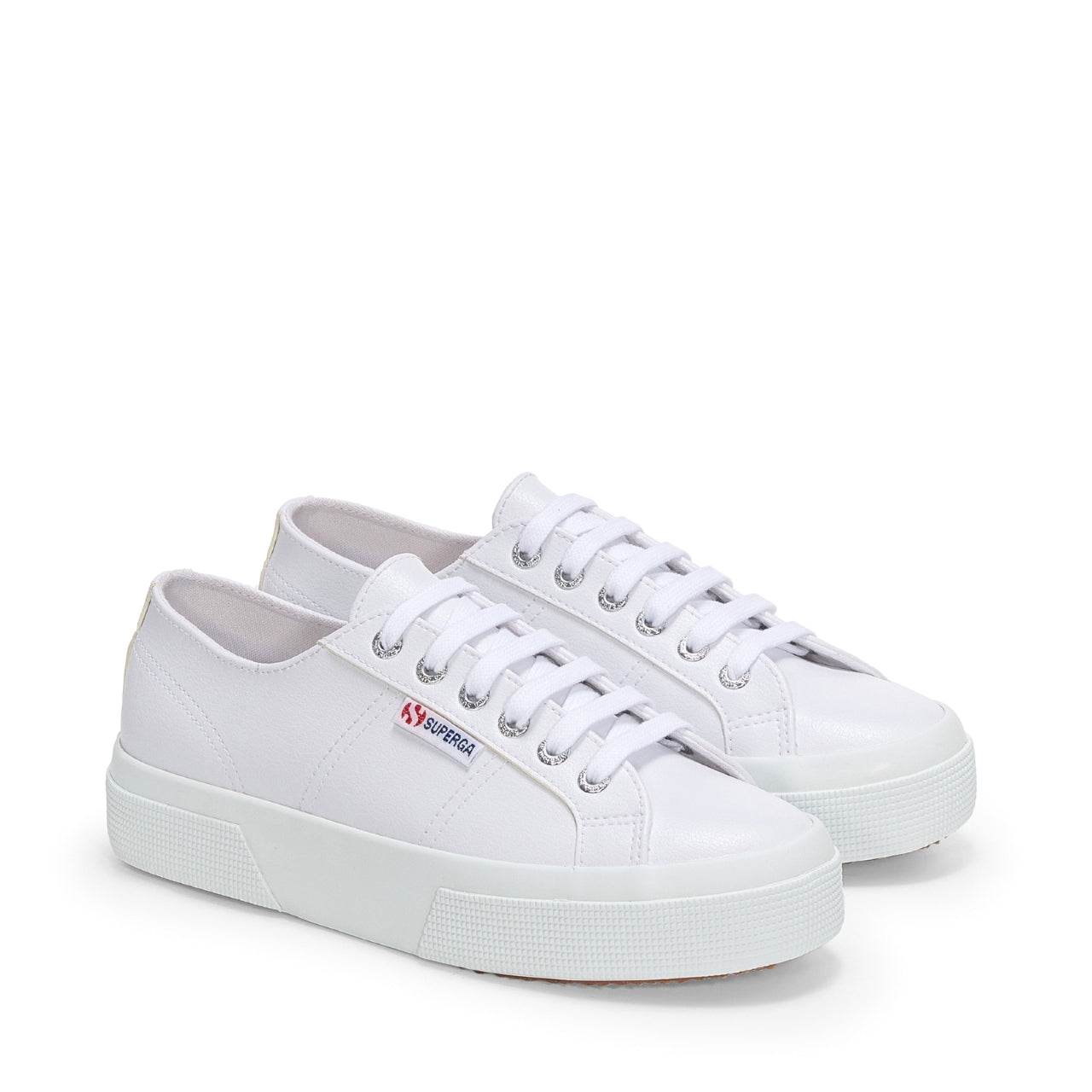 2740 PLATFORM LEATH - White