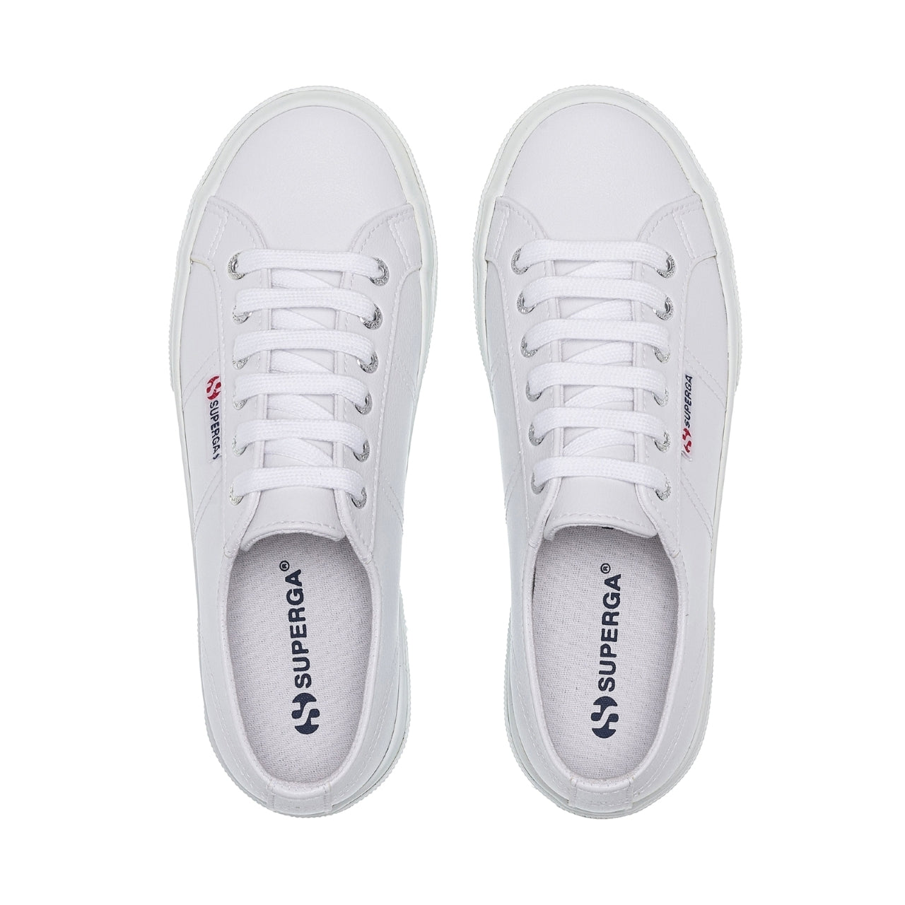 2740 PLATFORM LEATH - White