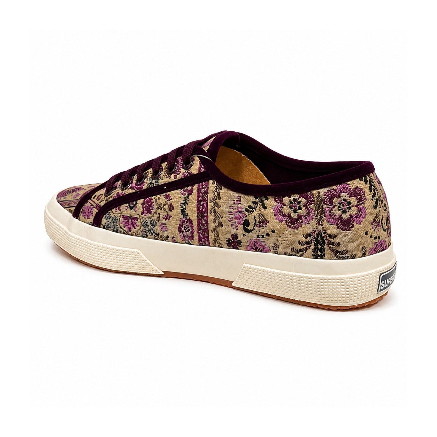 2750 TAPESTRY - BEIGE PURPLE OFF WHITE