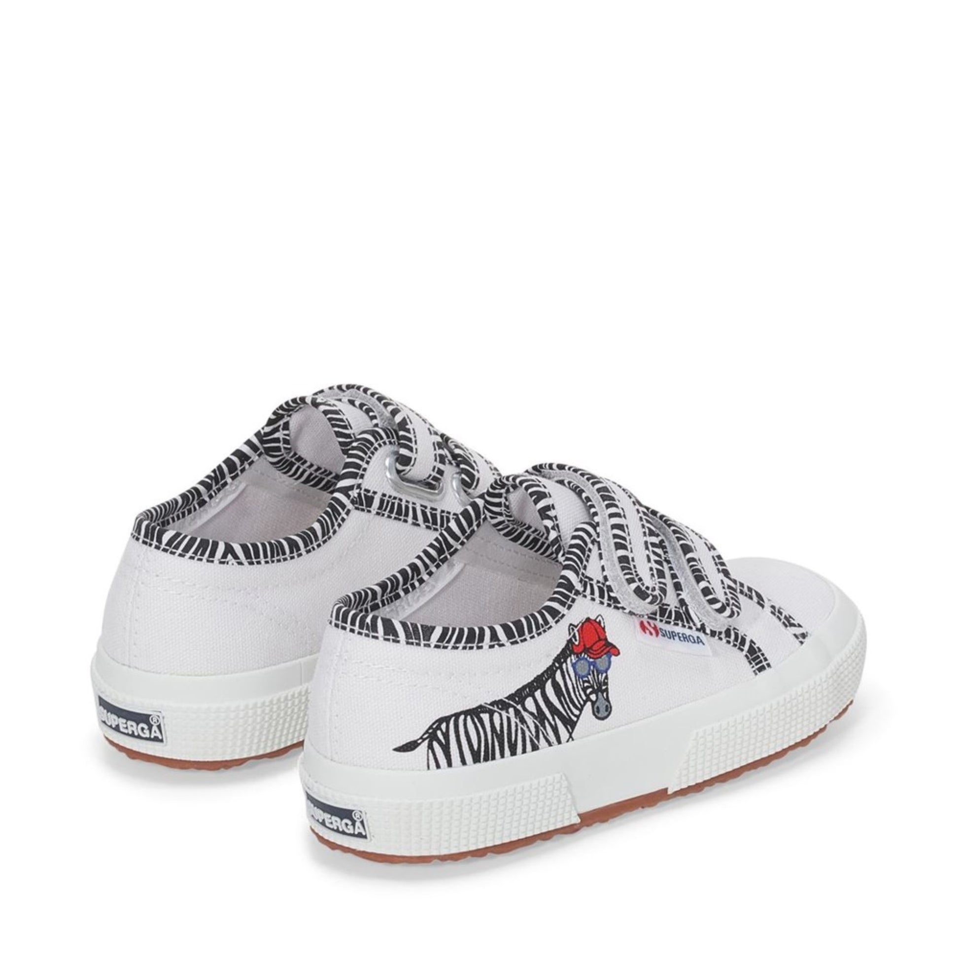 2750 KIDS STRAP ZEBRA A7J WHITE BLACK