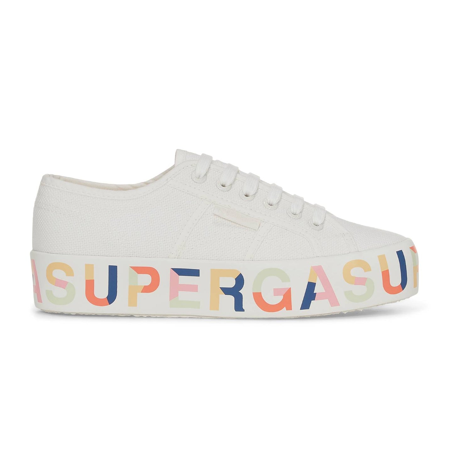 2740 Multi Lettering - White Avorio Multi