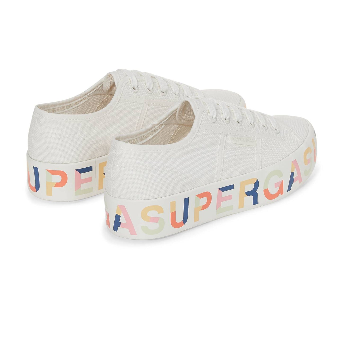2740 Multi Lettering - White Avorio Multi