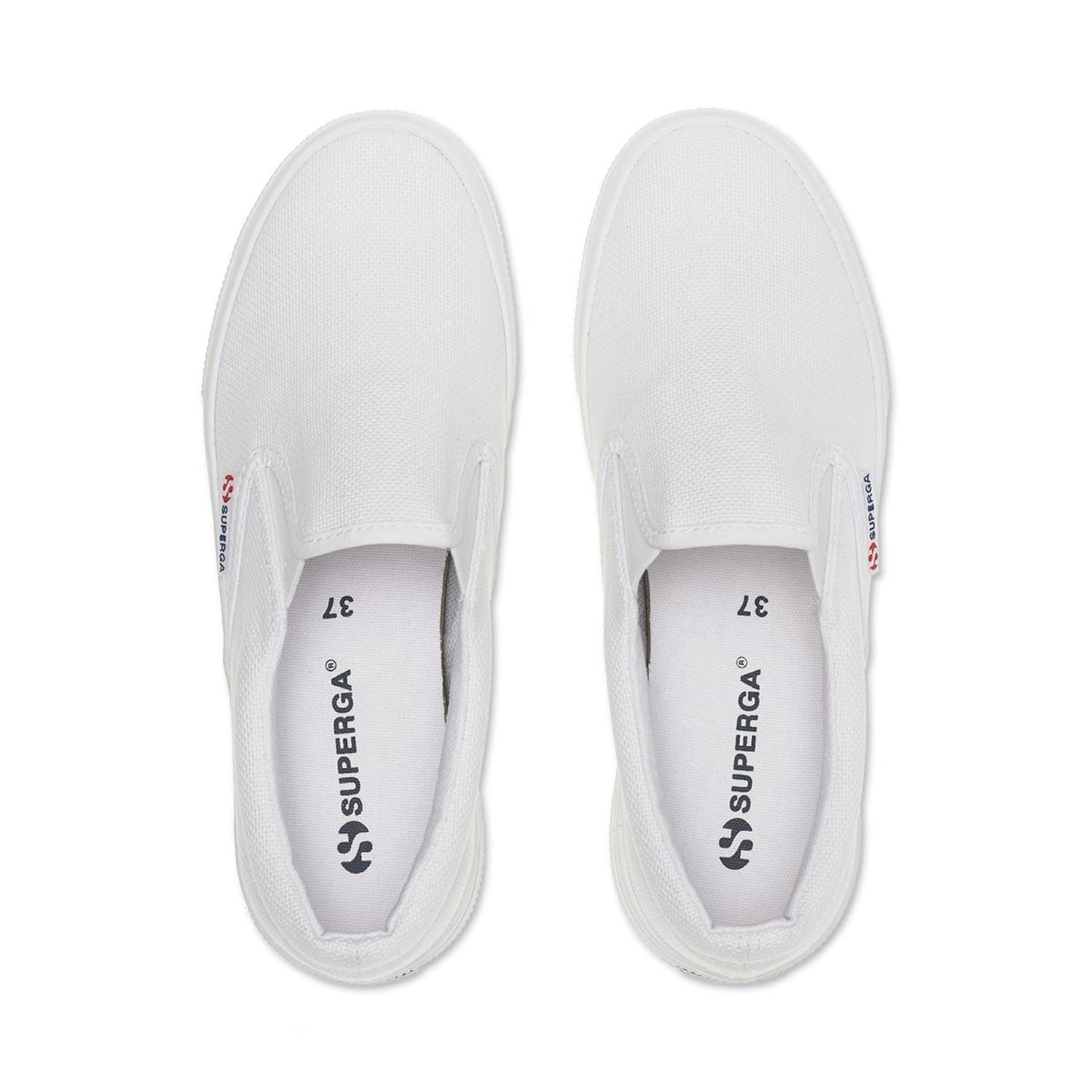 2740 PLATFORM SLIPON - White Canvas