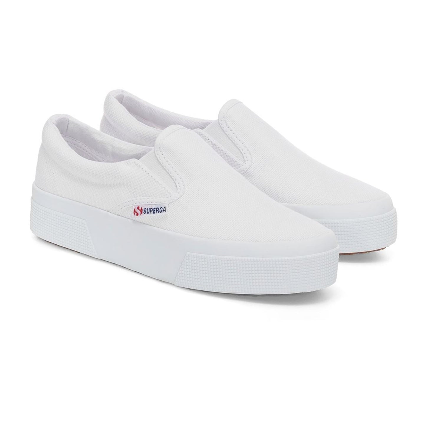 2740 PLATFORM SLIPON - White Canvas