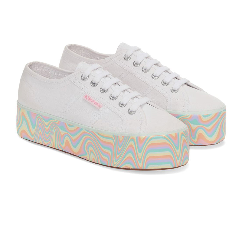 2790 Multicolor Liquify Sole - White Multi Pastel