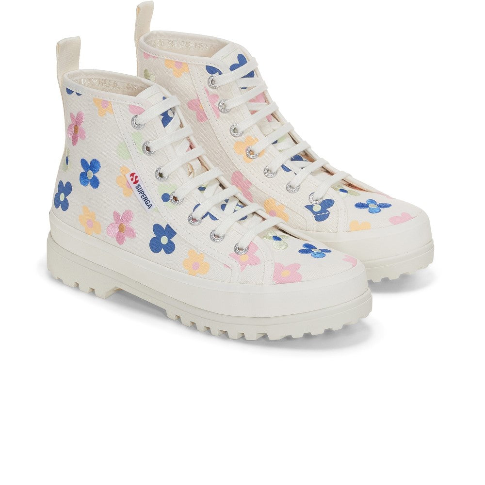 2341 Alpina Lil Flowers - White Avorio Multi