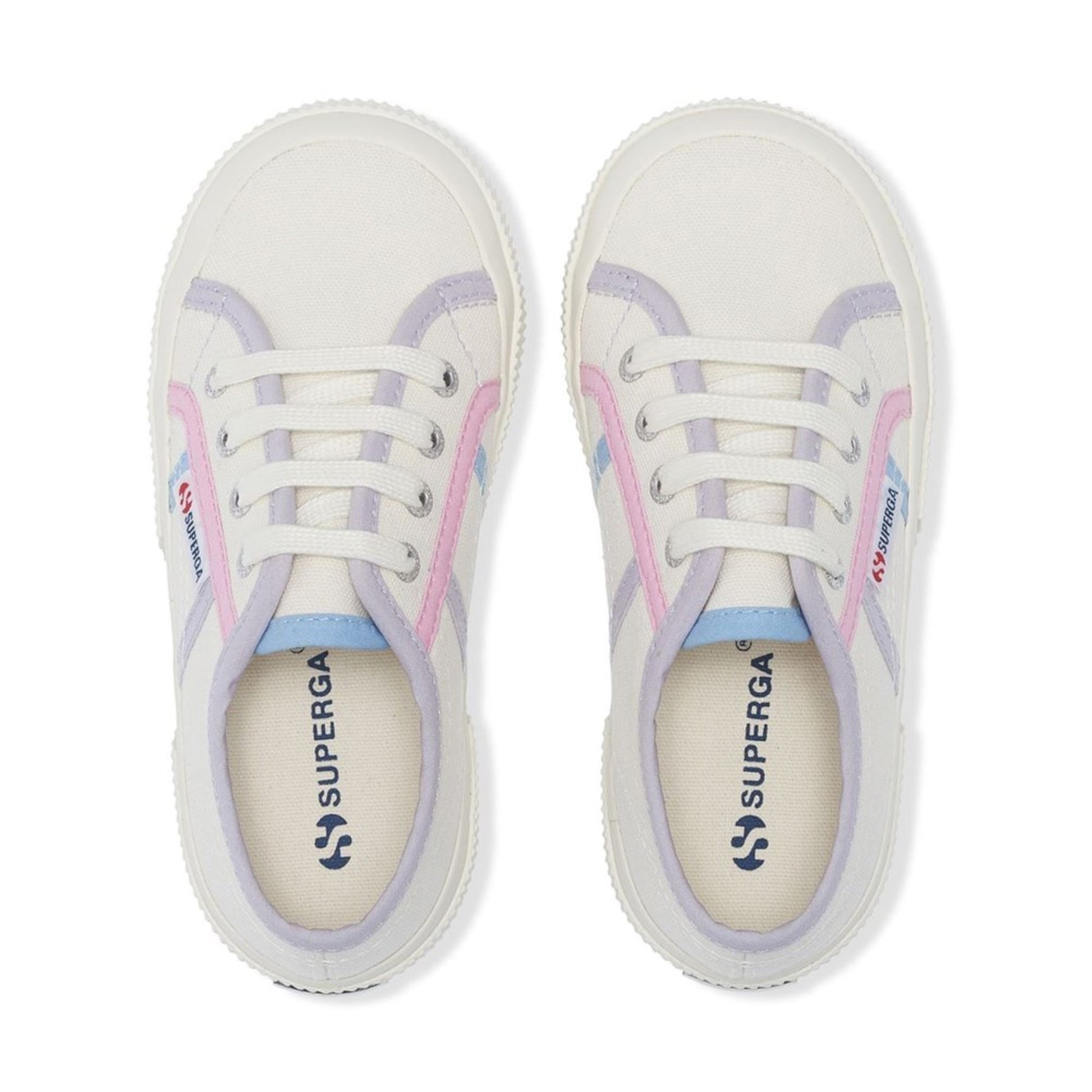 2750 KIDS COLORBLOCKING - WHT VIOLET PINK BLUE