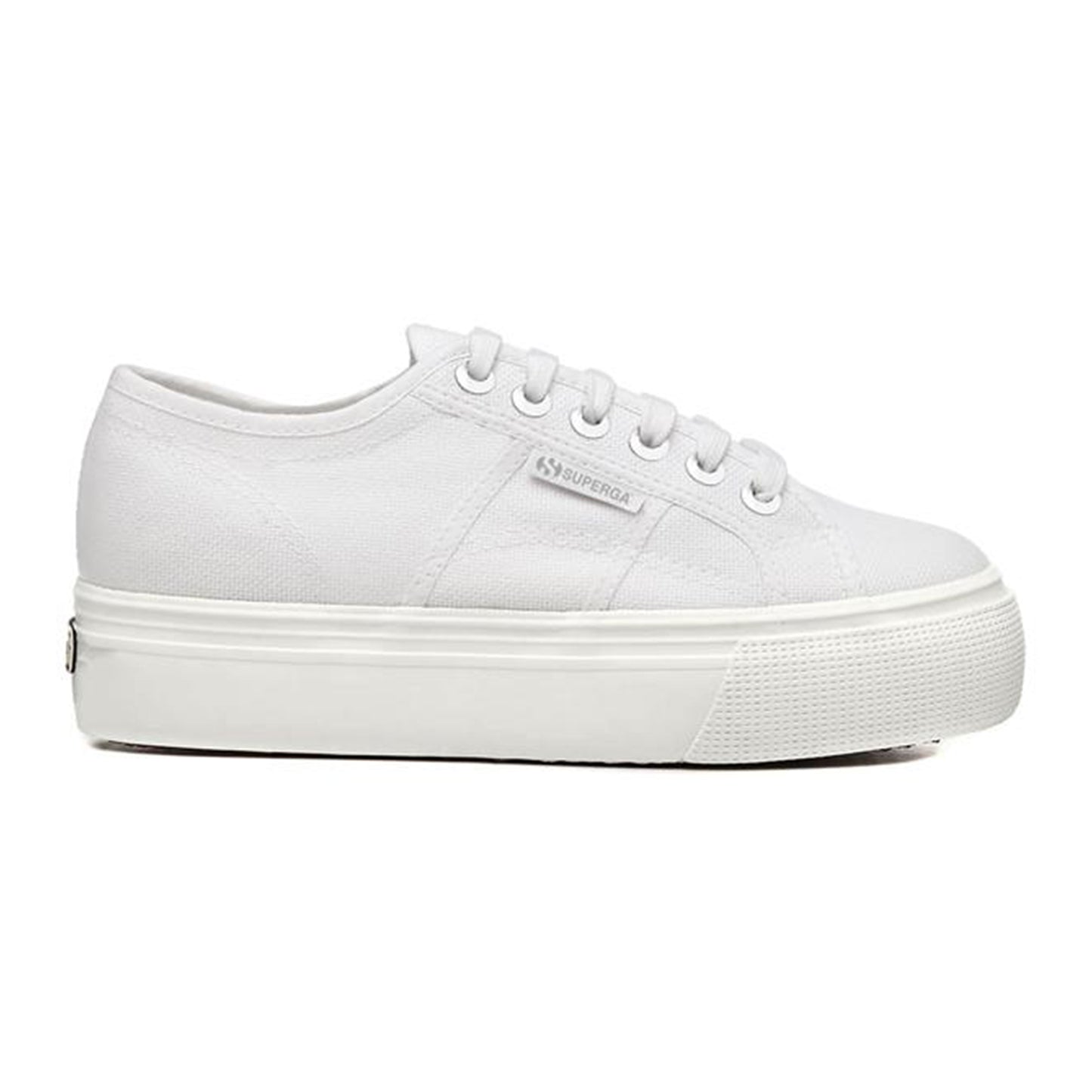 2790 Big Flat Eyelets - White Silver Avorio
