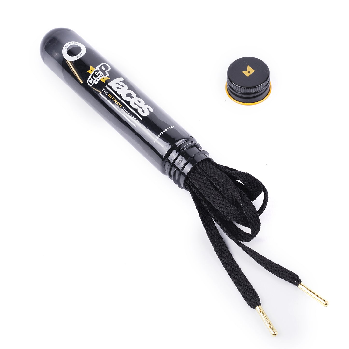 CREP PROTECT LACES FLAT - BLACK