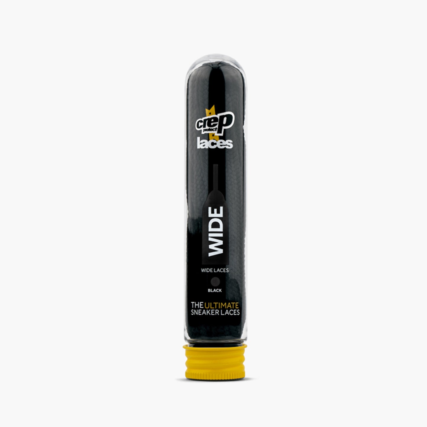 CREP LACES WIDE - BLACK