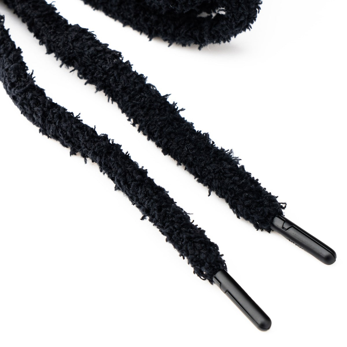 CREP LACES FUZZY - BLACK