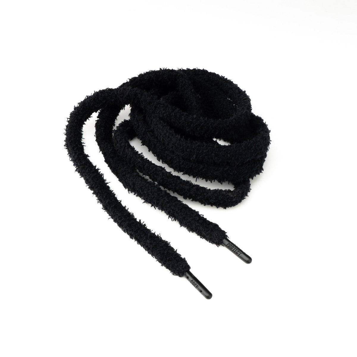 CREP LACES FUZZY - BLACK