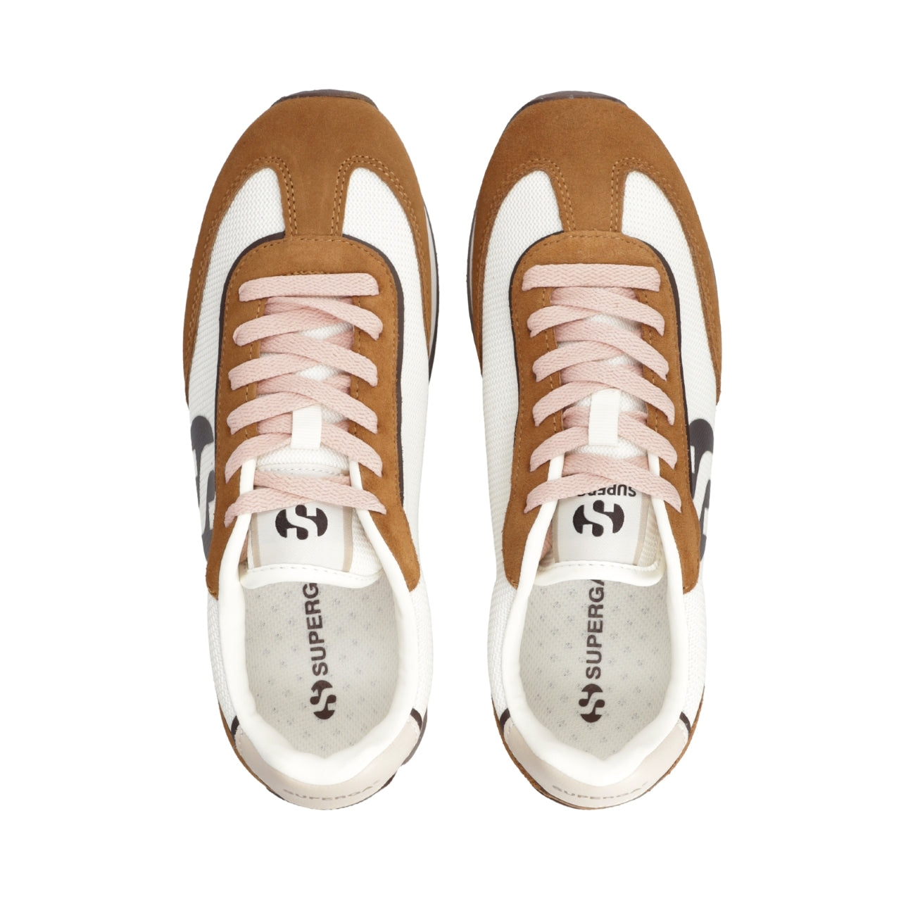 3891 Luna Jogger - Beige Choc Pink – Superga