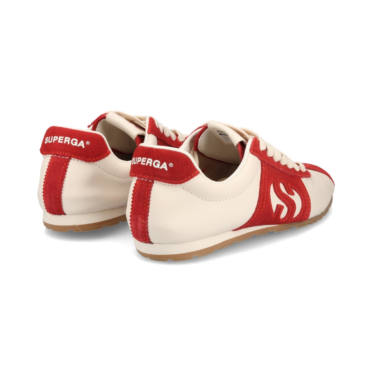 VESTA SNEAKER - BEIGE CRIMSON