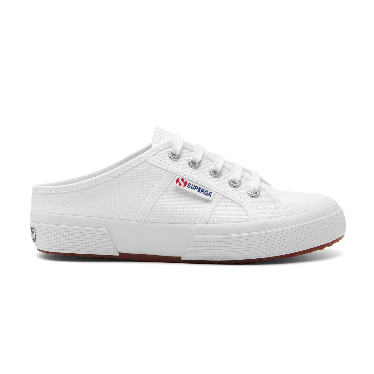 2402 Mule - White Canvas