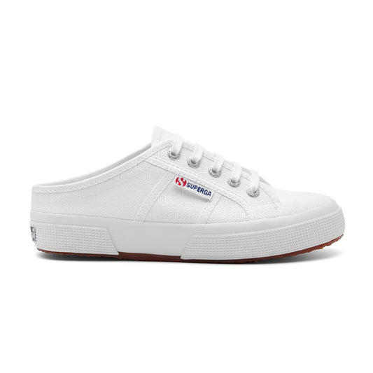 2402 Mule - White Canvas