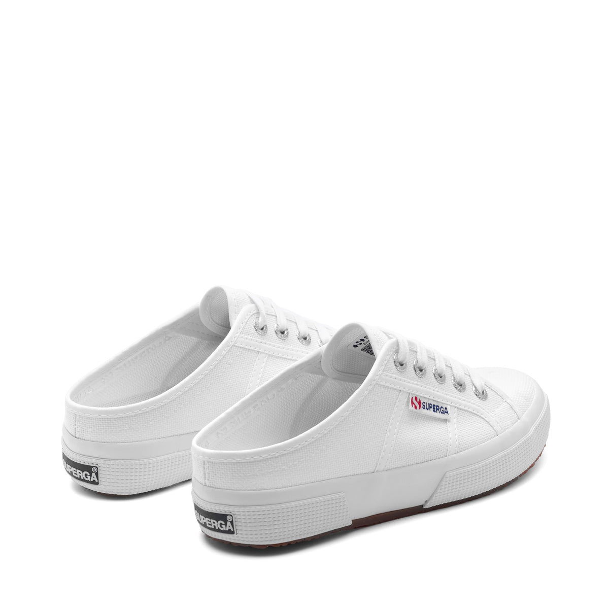 2402 Mule - White Canvas