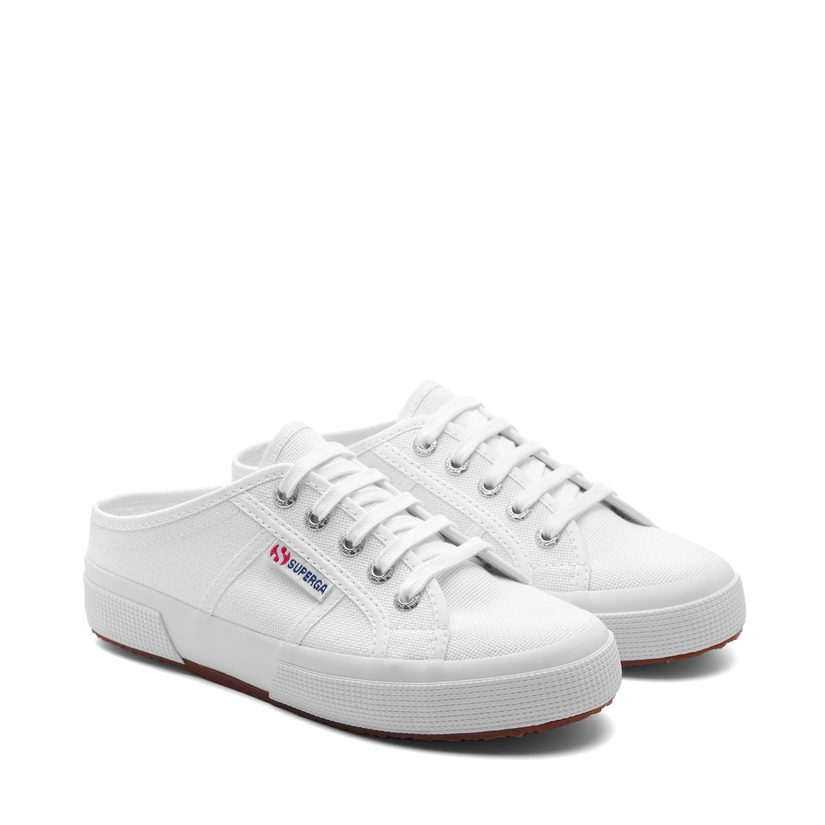 2402 Mule - White Canvas