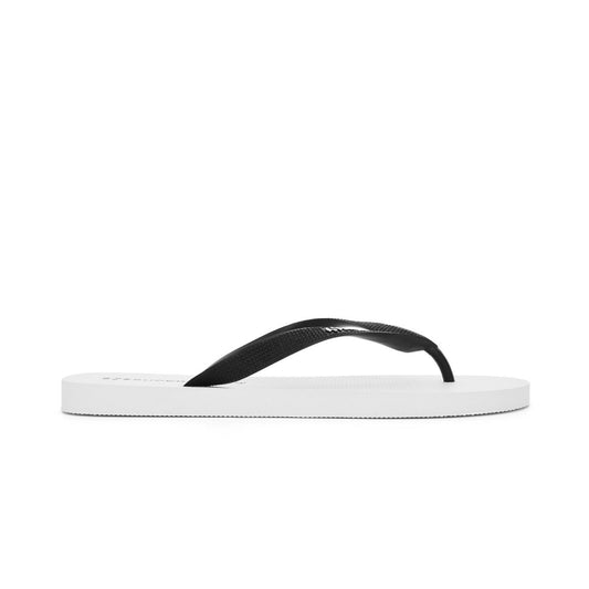 4121 FLIP FLOPS - WHITE/BLACK