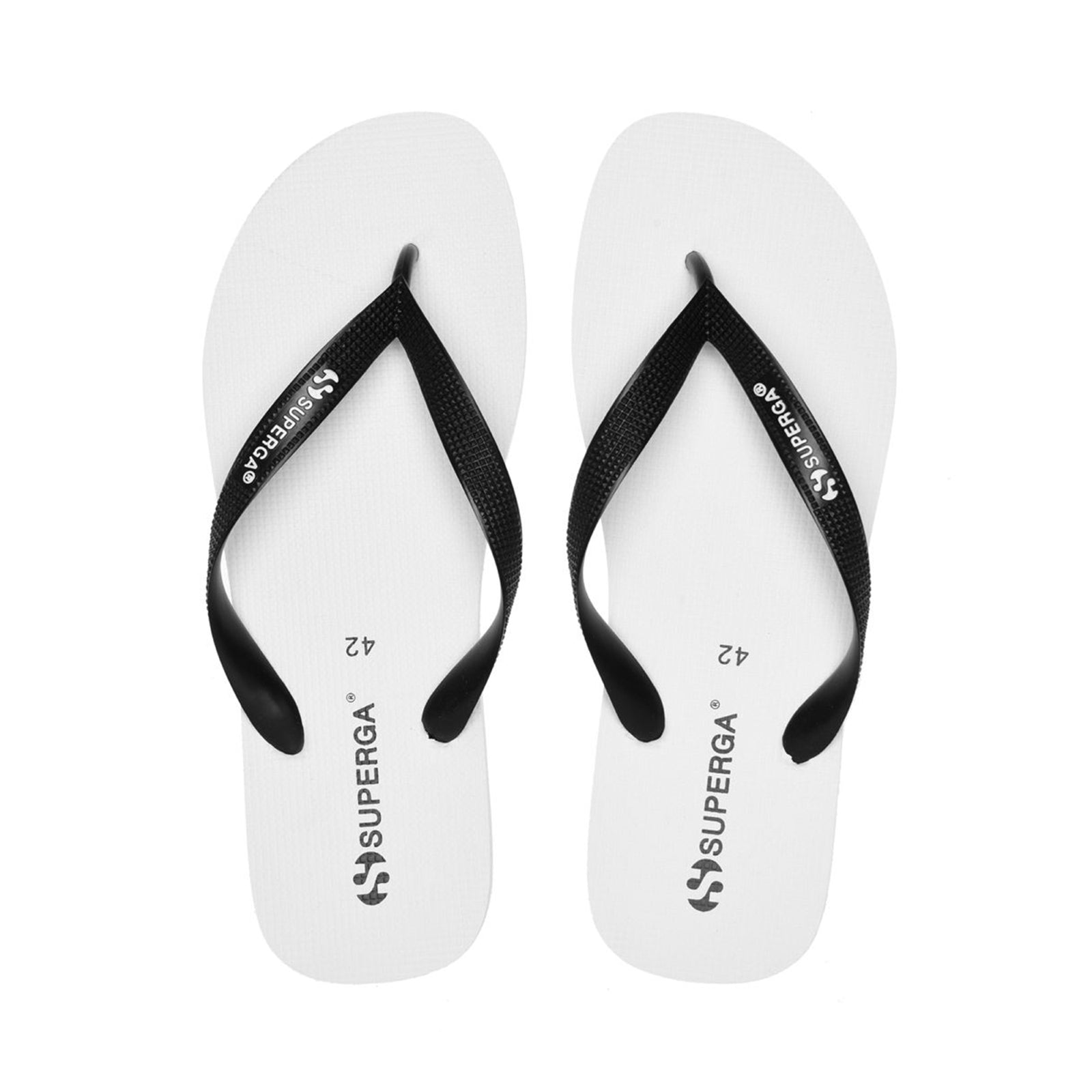 4121 FLIP FLOPS - WHITE/BLACK