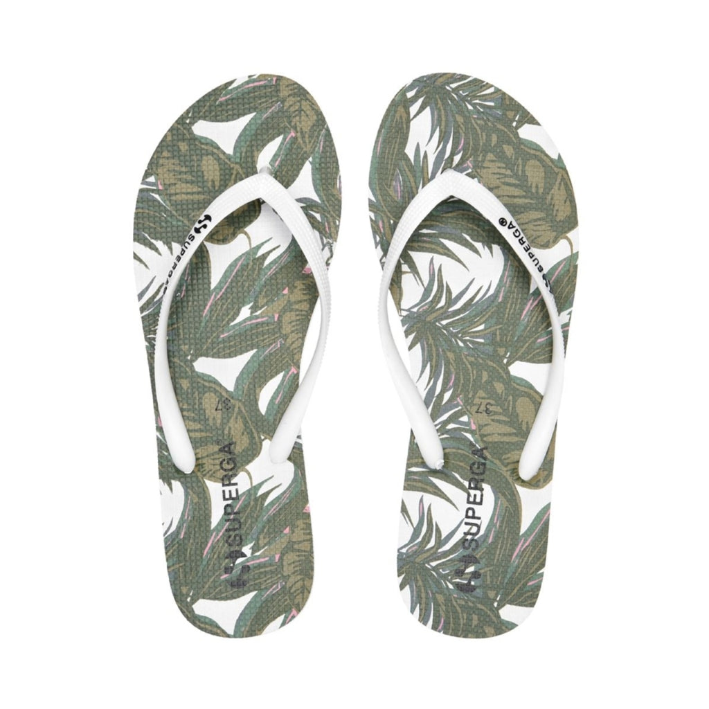 4121 FANRBRW - PALMS WHITE