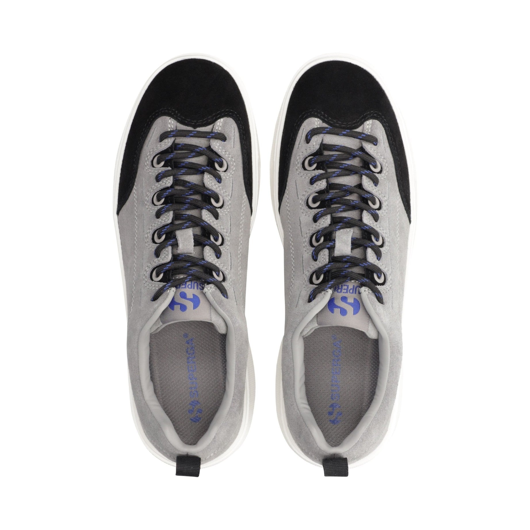 2812 Suede - Dk Grey Black White