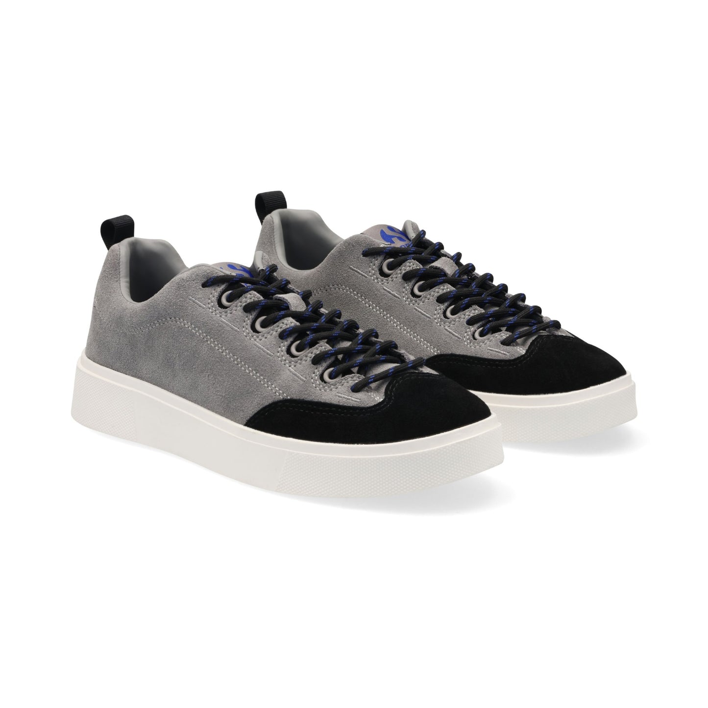 2812 Suede - Dk Grey Black White