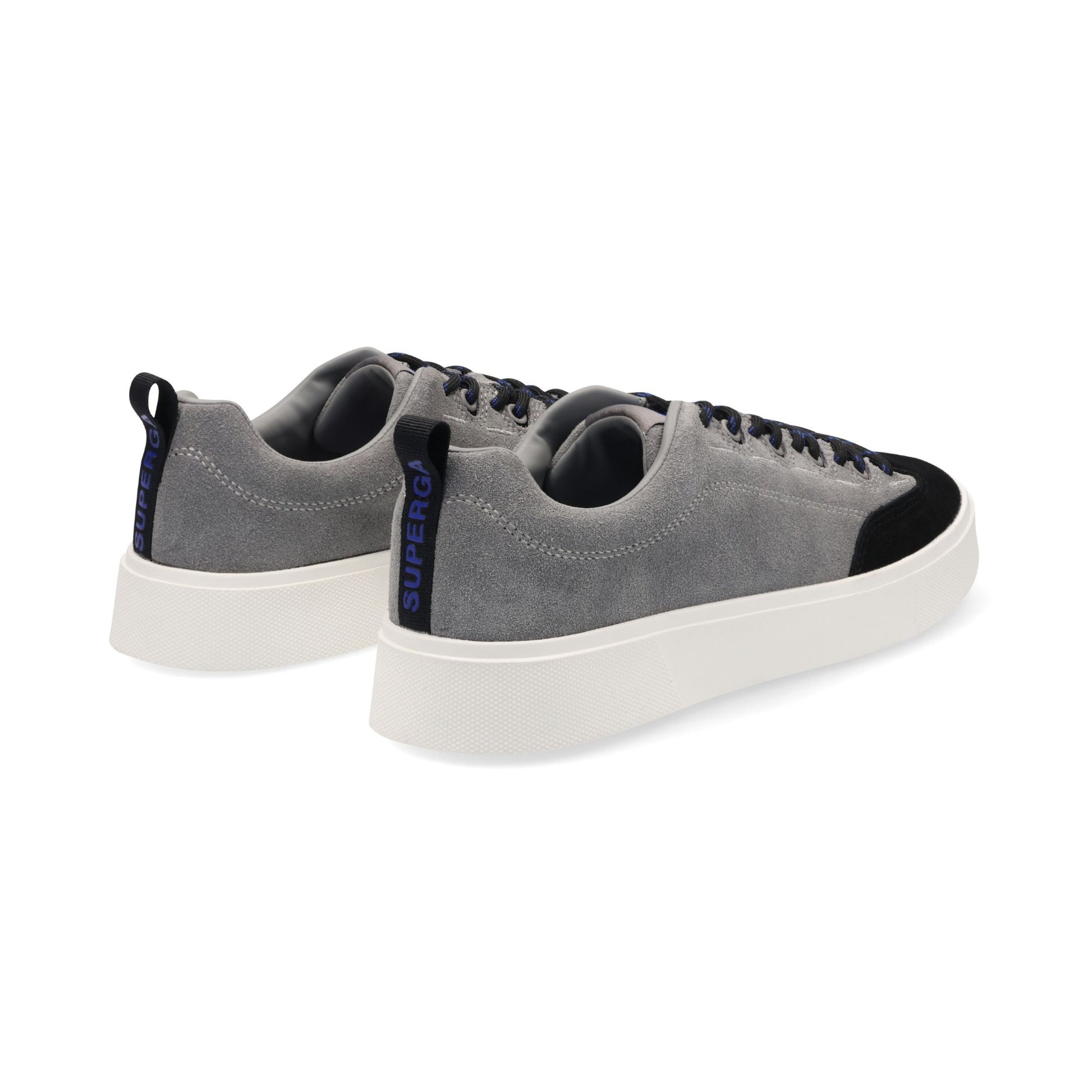 2812 Suede - Dk Grey Black White