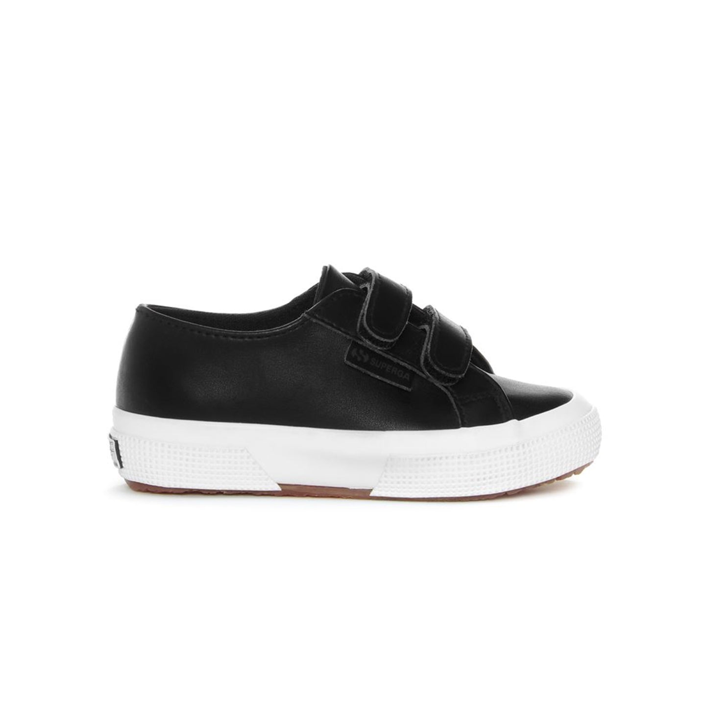 2750 KIDS STRAPS VEGAN A0M BLACK WHITE