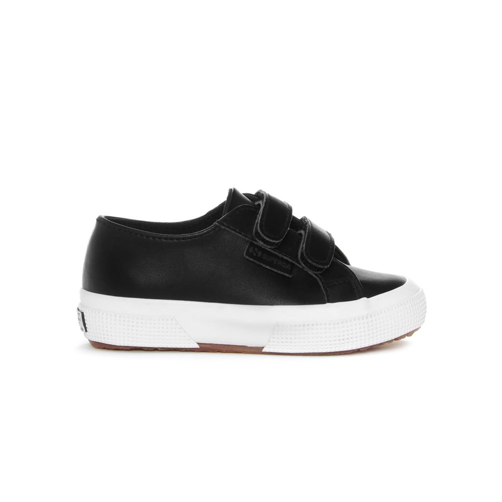 2750 KIDS STRAPS VEGAN A0M BLACK WHITE
