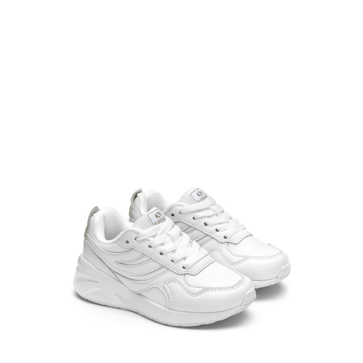 4073 KIDS TRAINING NAPPA LEATHER - TOTAL WHITE