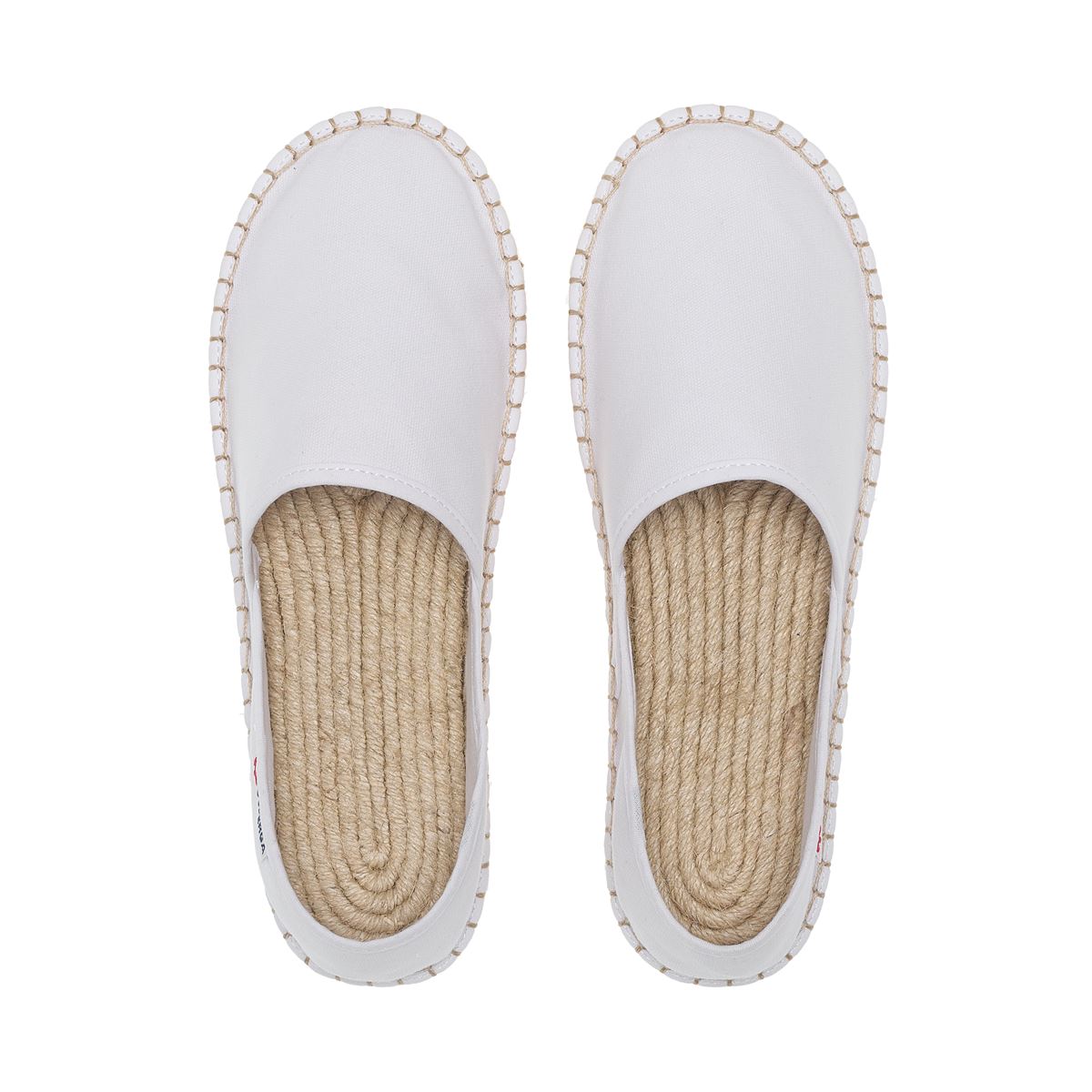 3009 Canvas Espadrilla - White Nutural