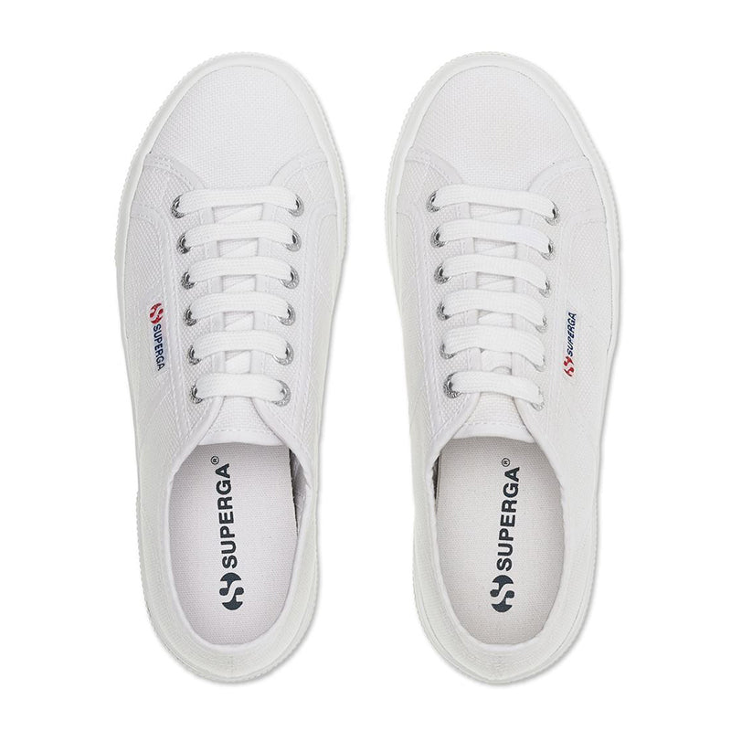 2740 Platform - White Canvas – Superga