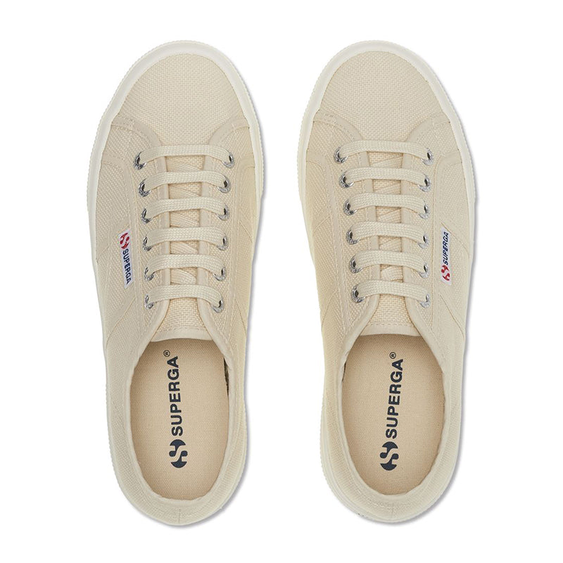 Beige 2024 superga platform