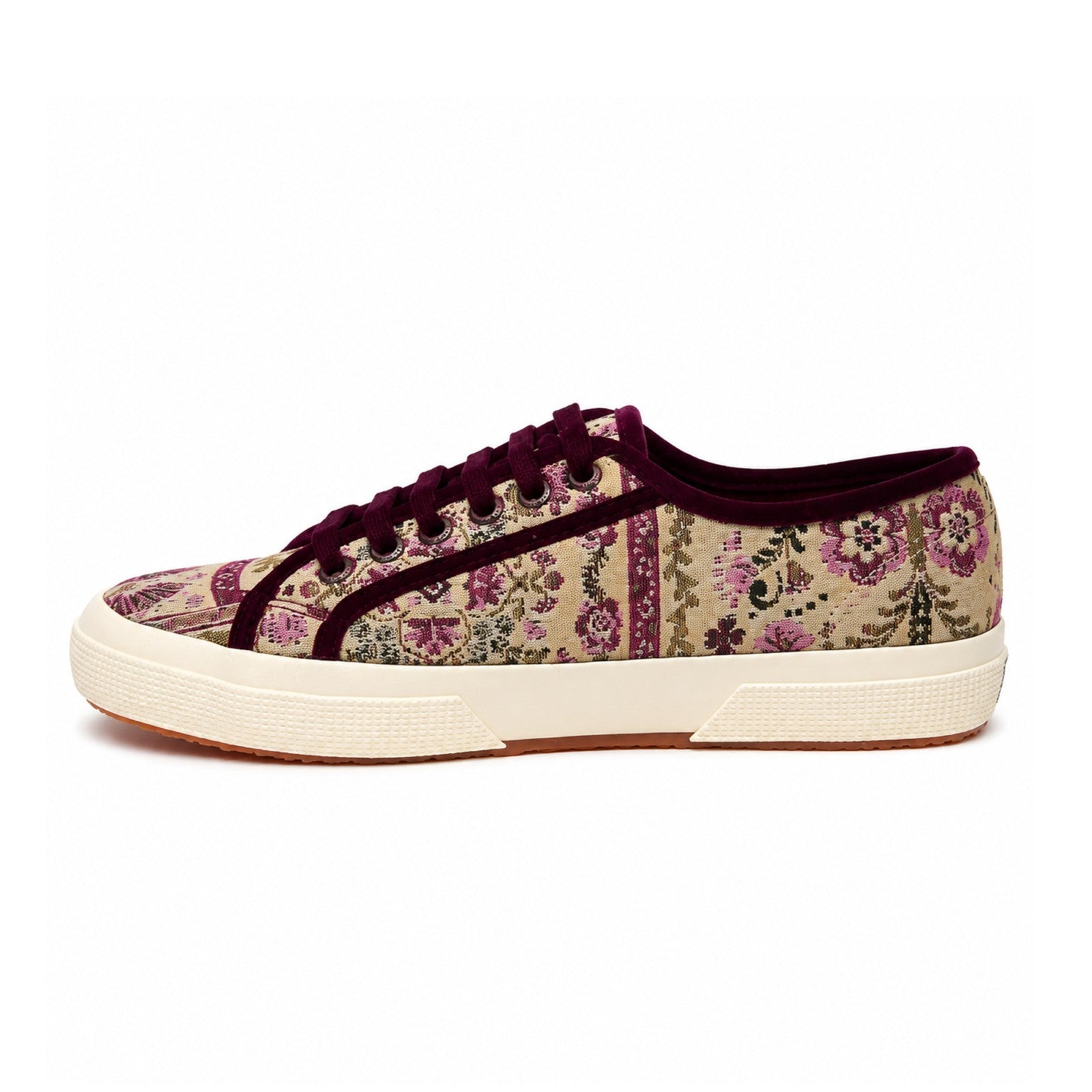 2750 TAPESTRY - BEIGE PURPLE OFF WHITE