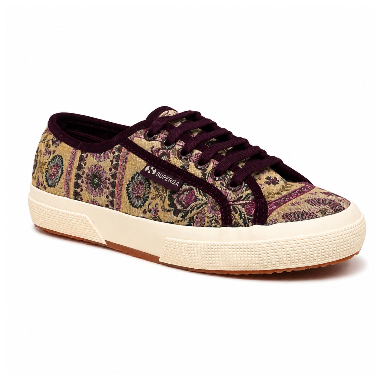 2750 TAPESTRY - BEIGE PURPLE OFF WHITE