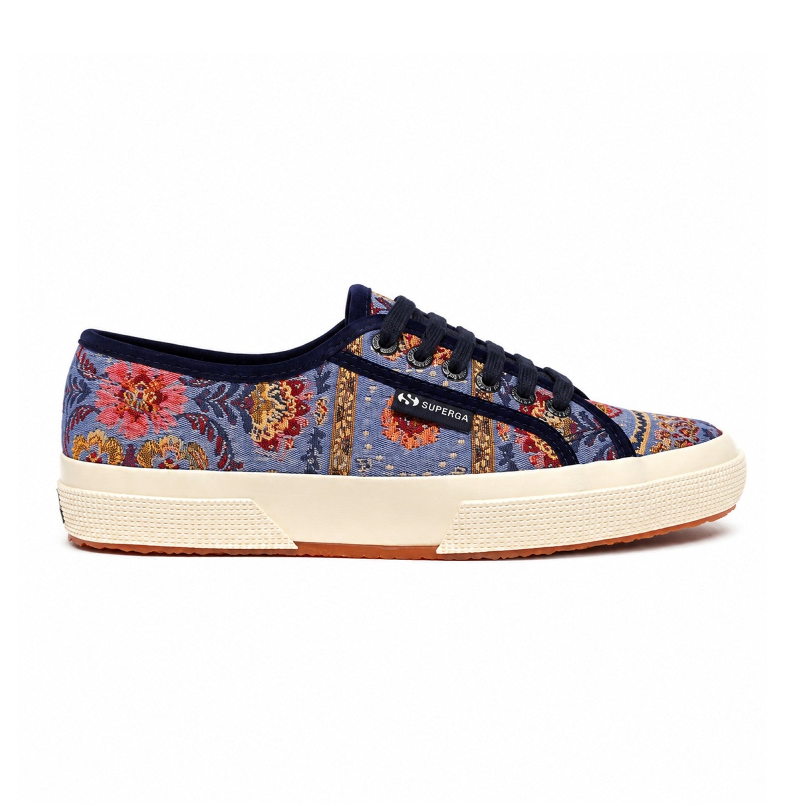 2750 TAPESTRY - BLUE BEIGE OFF WHITE