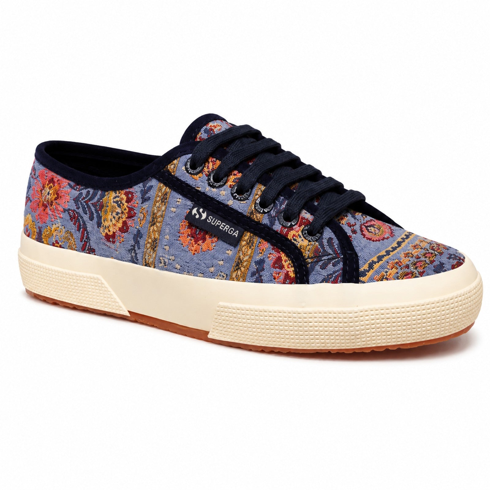 2750 TAPESTRY - BLUE BEIGE OFF WHITE