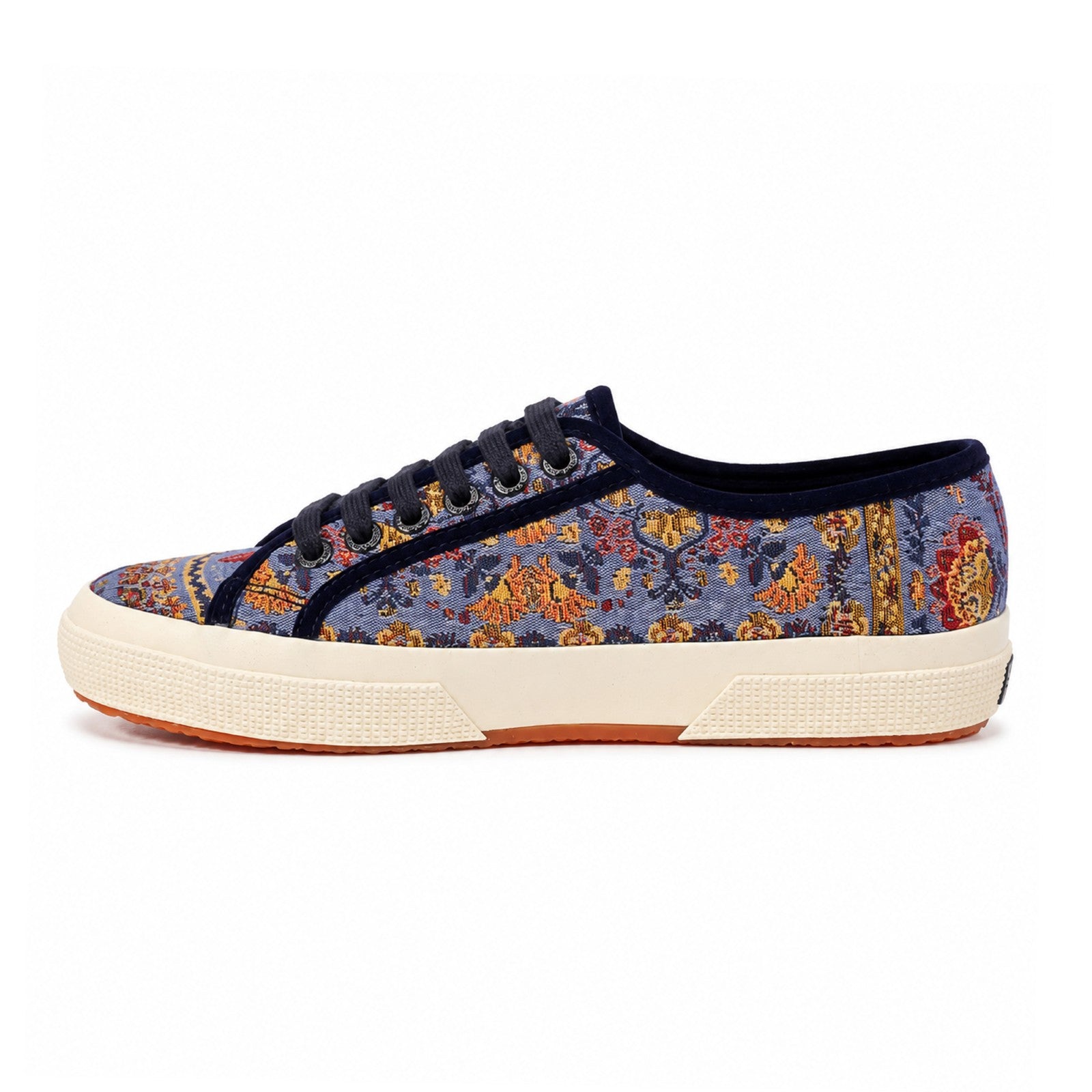 2750 TAPESTRY - BLUE BEIGE OFF WHITE