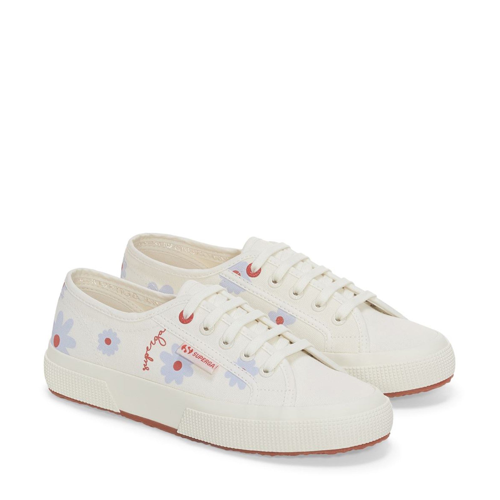 2750 DAISIES PRINT - WHITE AVR AZURE RED