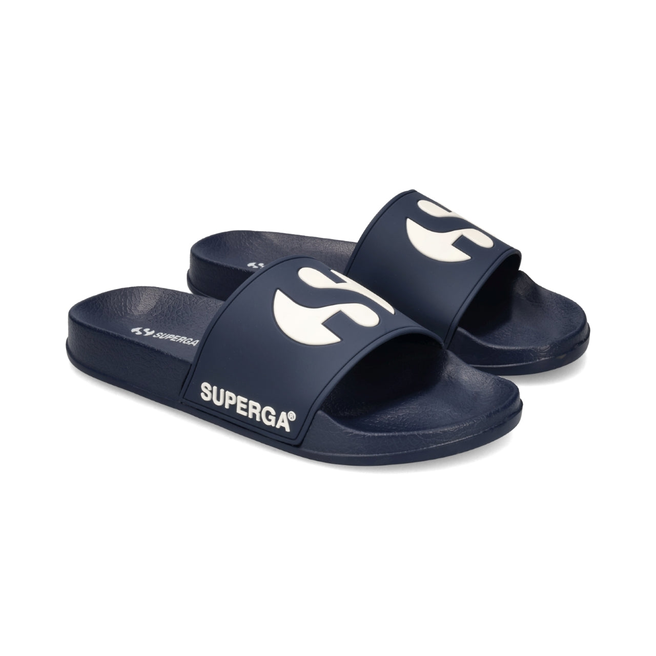 1908 Slide Big Logo - Blue Navy White