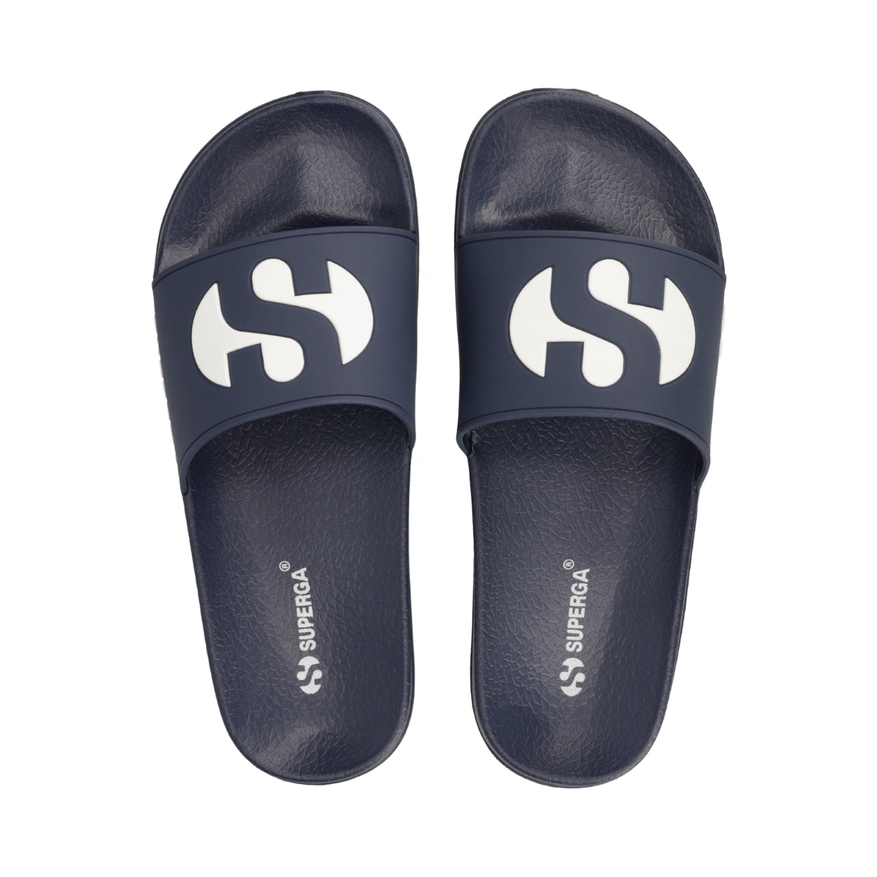 1908 Slide Big Logo - Blue Navy White