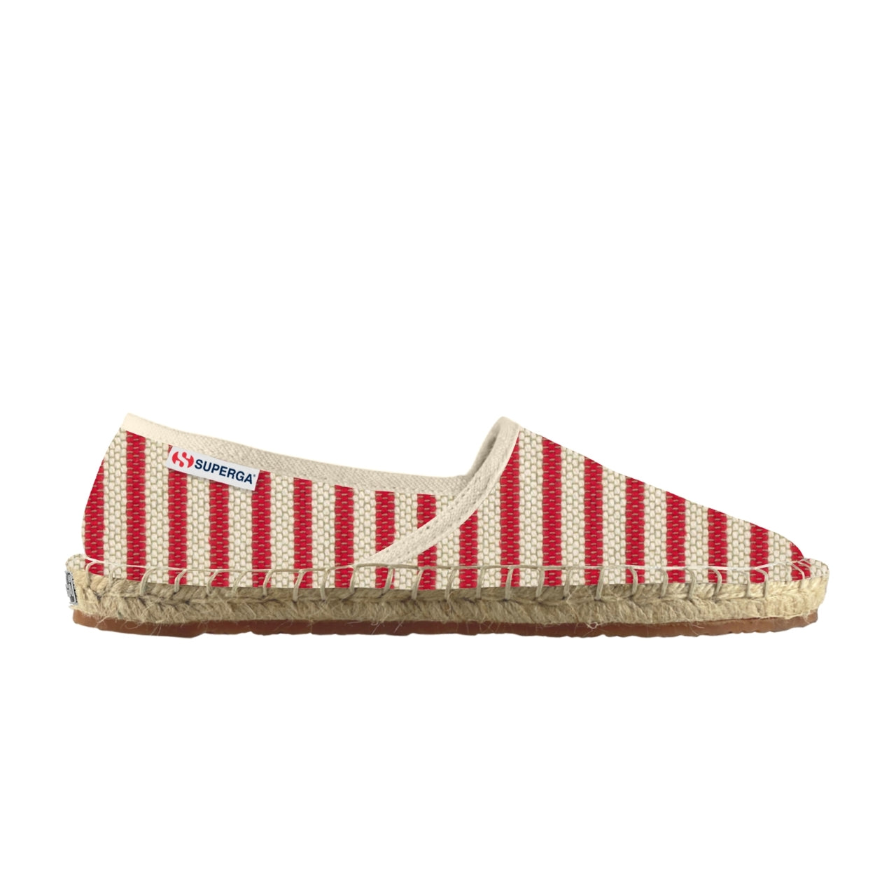 3009 Cotton Stripes - Red Off White