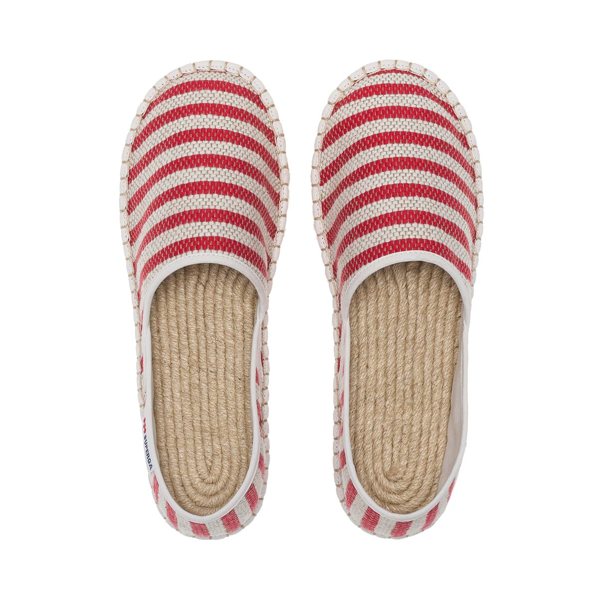 3009 Cotton Stripes - Red Off White