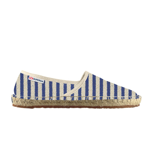 3009 Cotton Stripes - Blue Off White