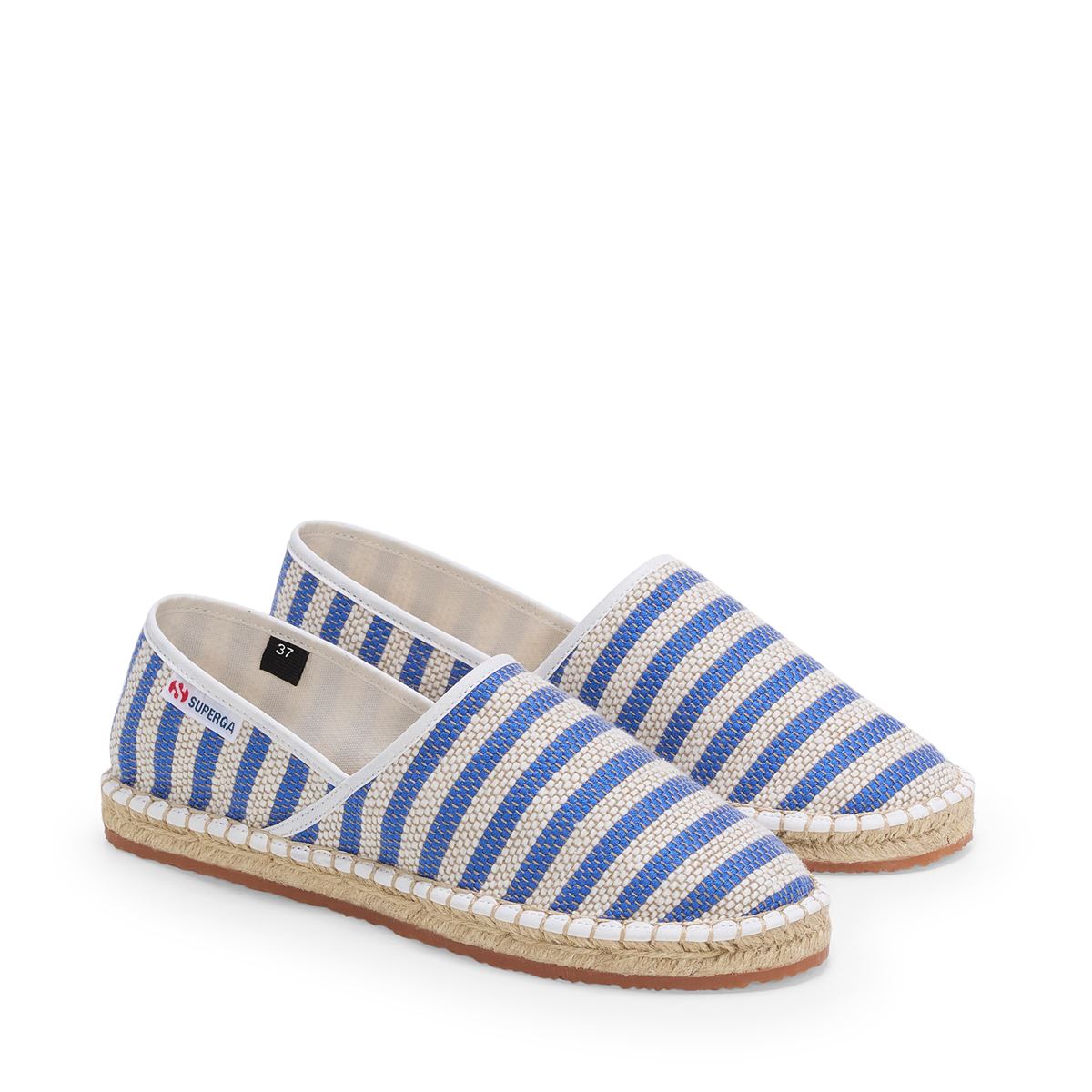 3009 Cotton Stripes - Blue Off White